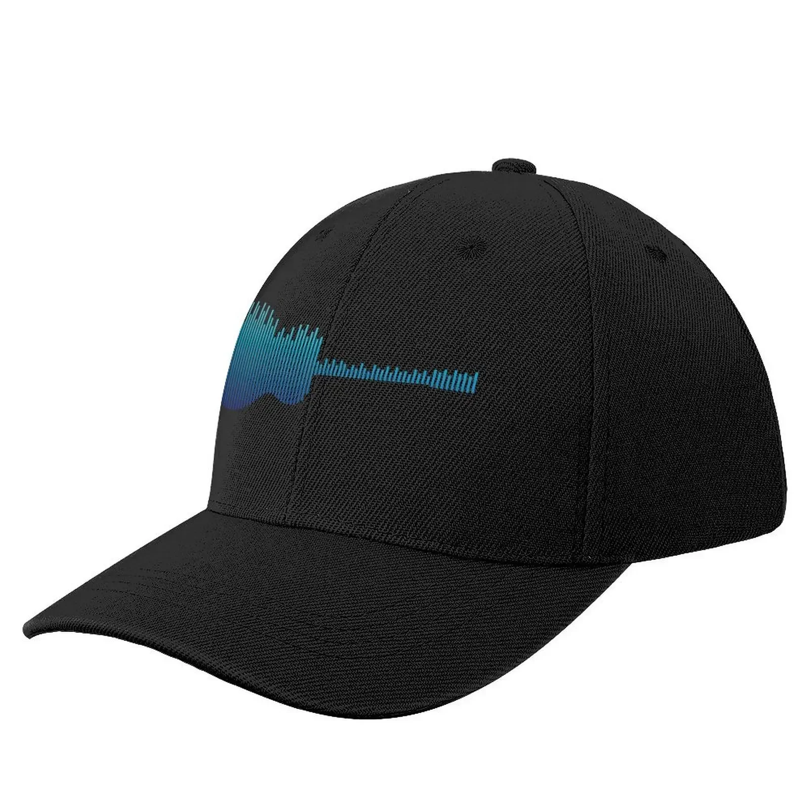 

Acoustic Guitar Sound Waves Baseball Cap Rave Beach Luxury Brand Women's Beach Visor Men's