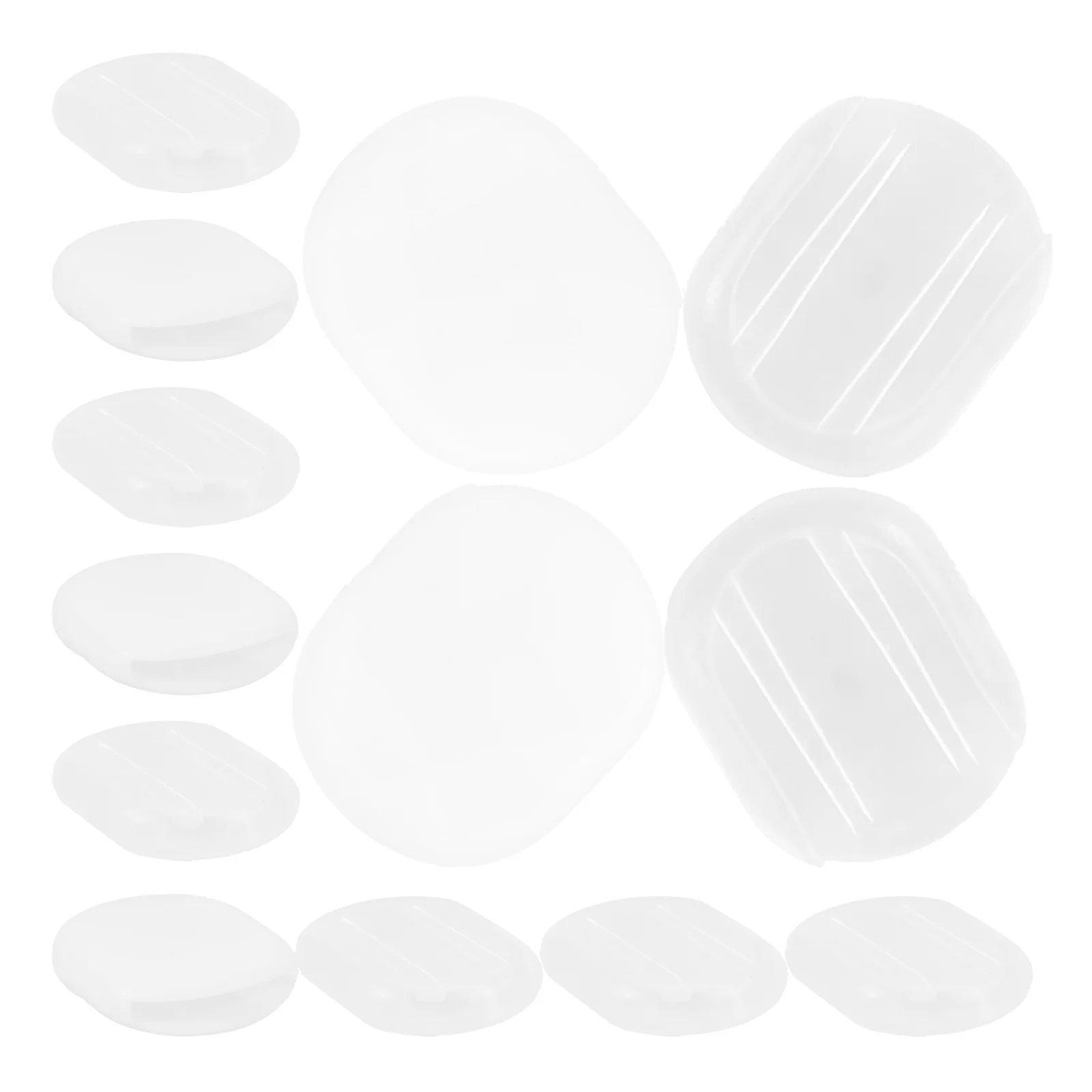 

40pcs Ear Clip Pads Soft Comfortable Transparent Pain Proof Mat Clamp Accessories Kids Earrings Cushions Durable Safe Daily