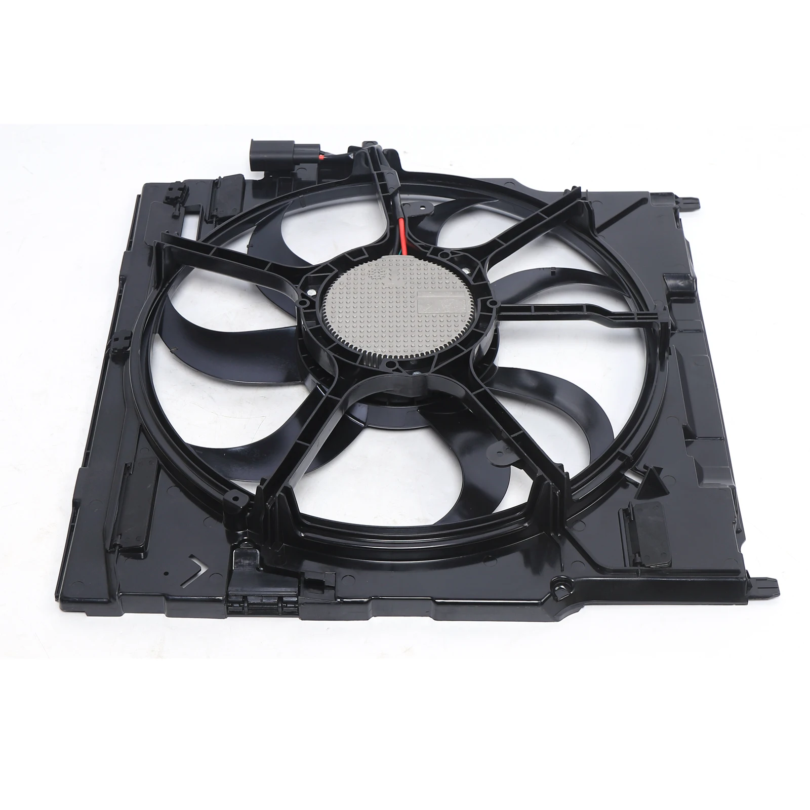 Electric Cooling Fan Assembly /Engine Radiator FOR 2007-2010 BMW X5 E70 Plastic