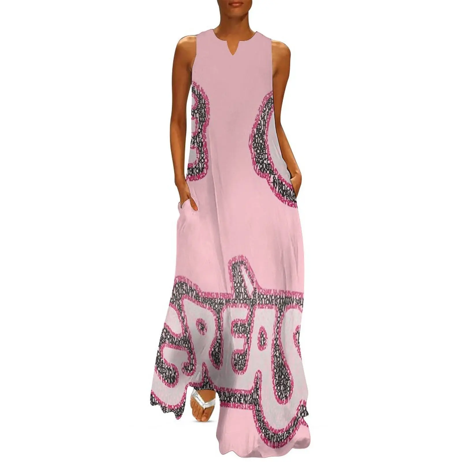 

Grease (Pink Ladies edit.) Long Dress Women dresses summer dress women elegant luxury summer dresses ladies 2025 Beachwear