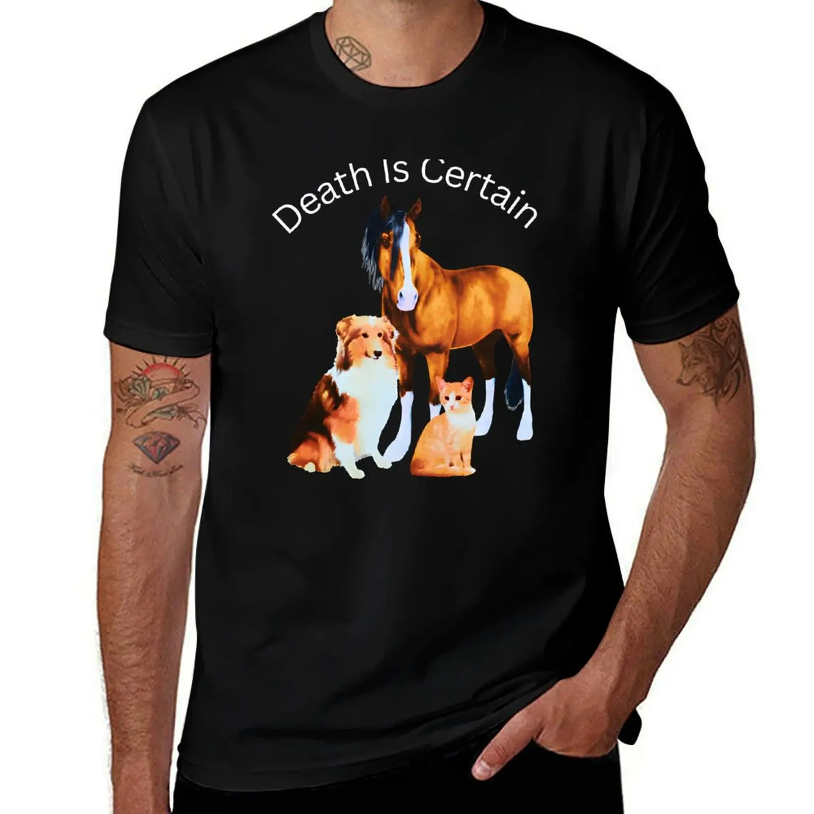 

Death Is Certain T-Shirt Worker Basic Short Sleeve Tee