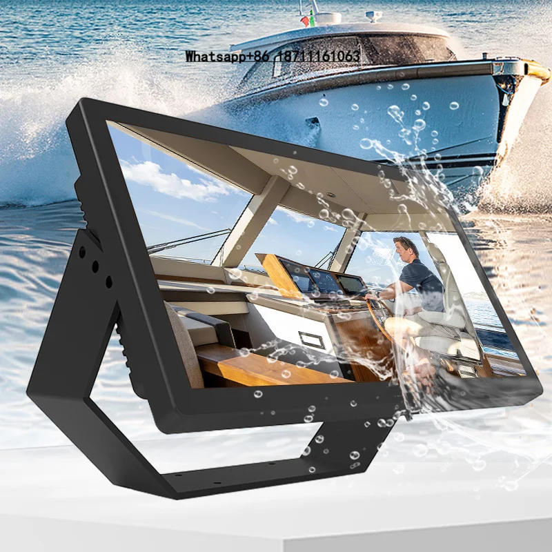 

15.6 18.5 21.5 Inch Marine Displays Outdoor High Brightness 1000 Nits 1500 Nits IP67 Waterproof Fishing Boat Industrial