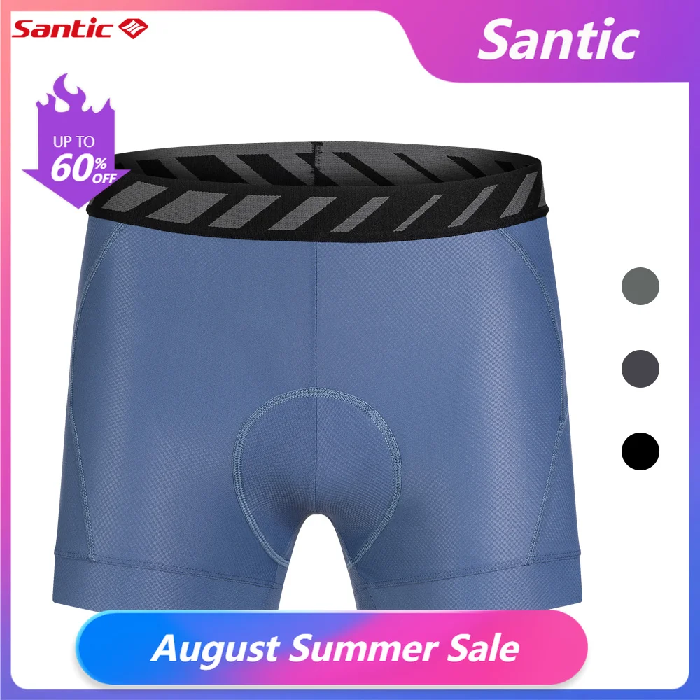 Santic Calção Ciclismo Masculino Respirável