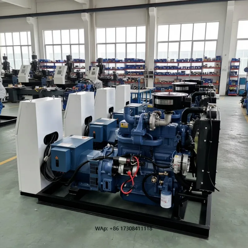 

Generator 20-200KW AC Single/Three Phase Open Frame Remote/Auto Start Multi-Engine 1800 RPM