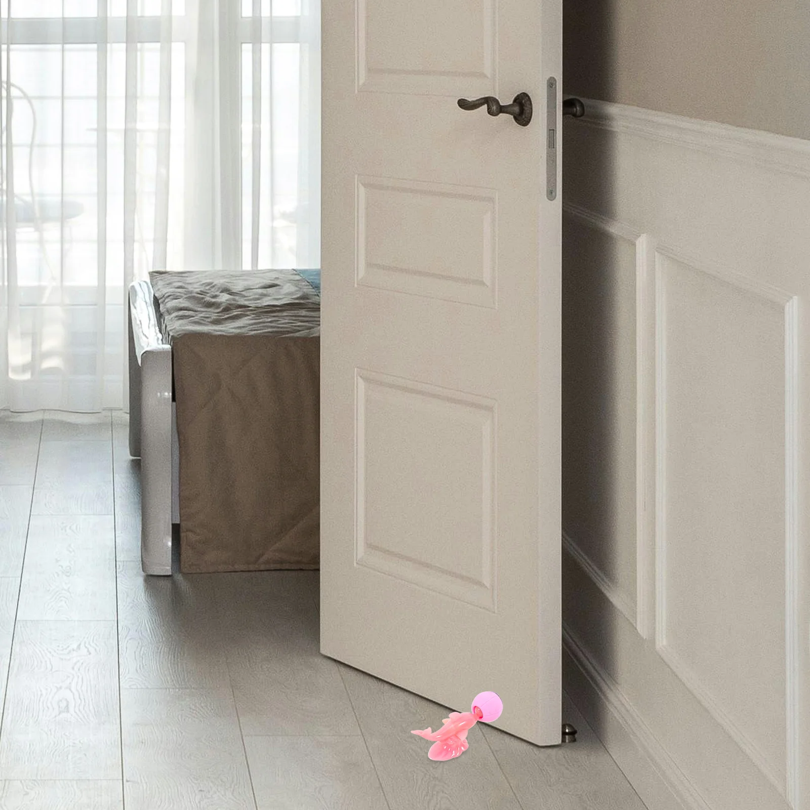 سدادة باب دولفين من السيليكون بدون تركيب مثقاب، ديكور لطيف مضاد للتصادم، قوي لأبواب مختلفة، سدادة باب غرفة النوم #4
