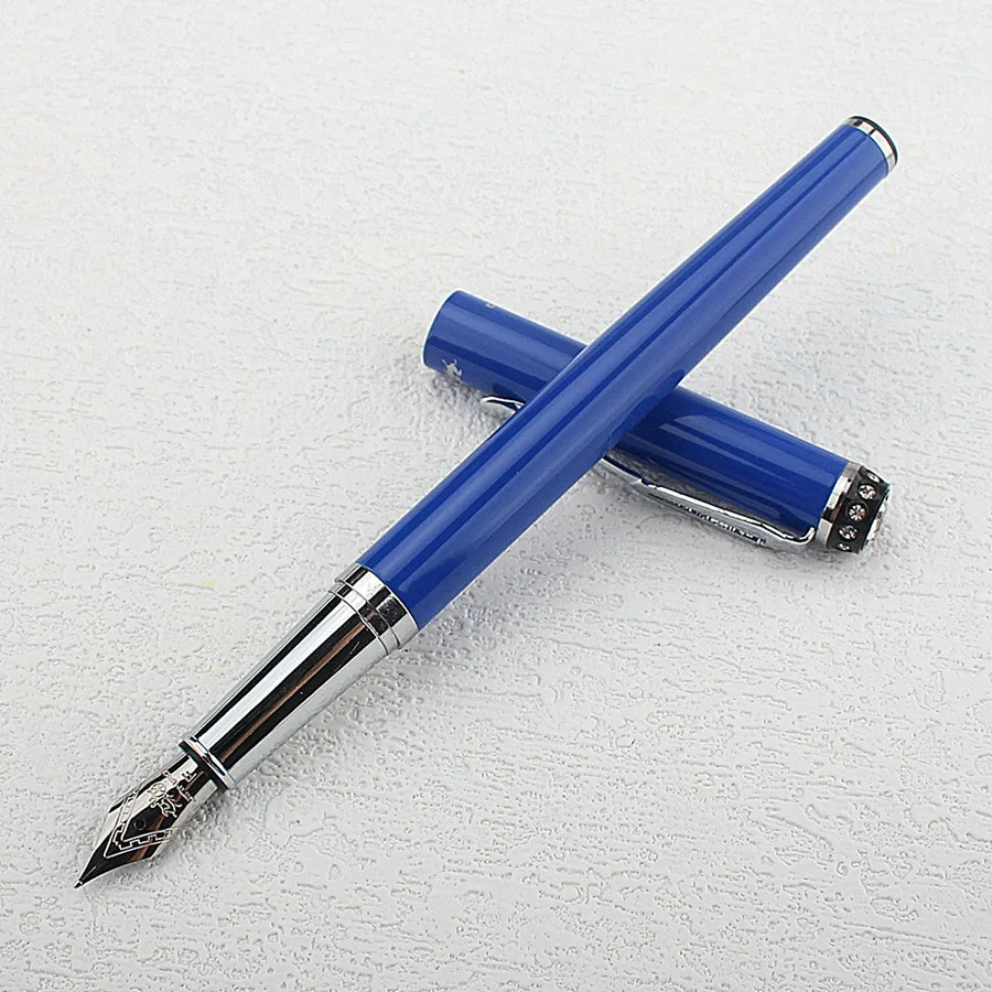 Jinhao 301 Metal Fountain Pen Popular EF F NIB Business Office School Supplies Writing Stationery