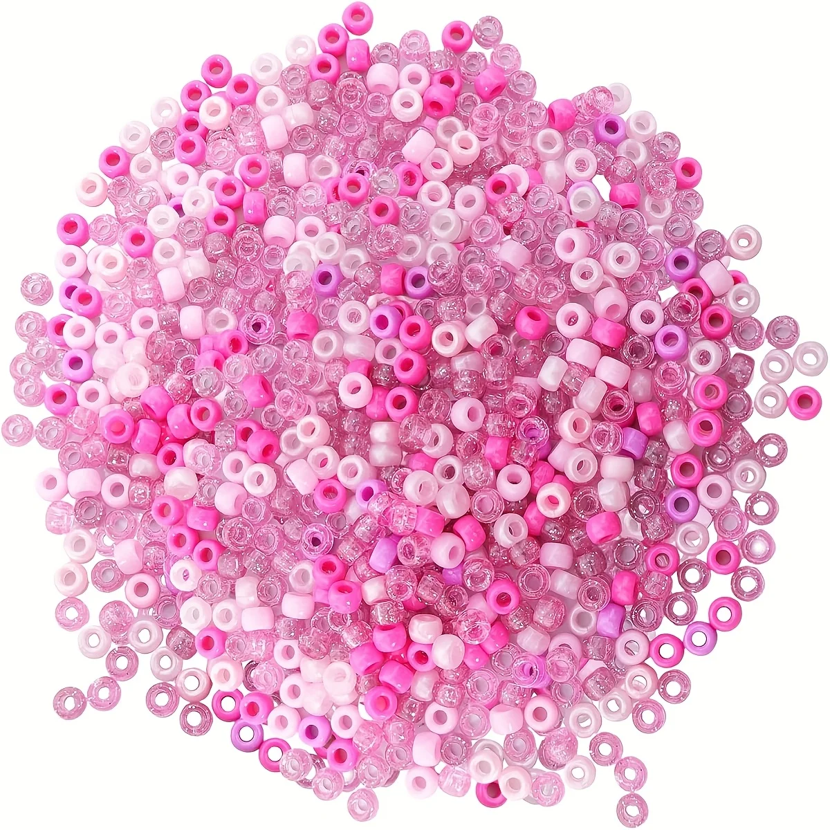 

1200 PCS Valentine's Day Little Horse Beads Pink Plot Style Little Horse Beads, suitable for bracelets, jewelry, and jewelry