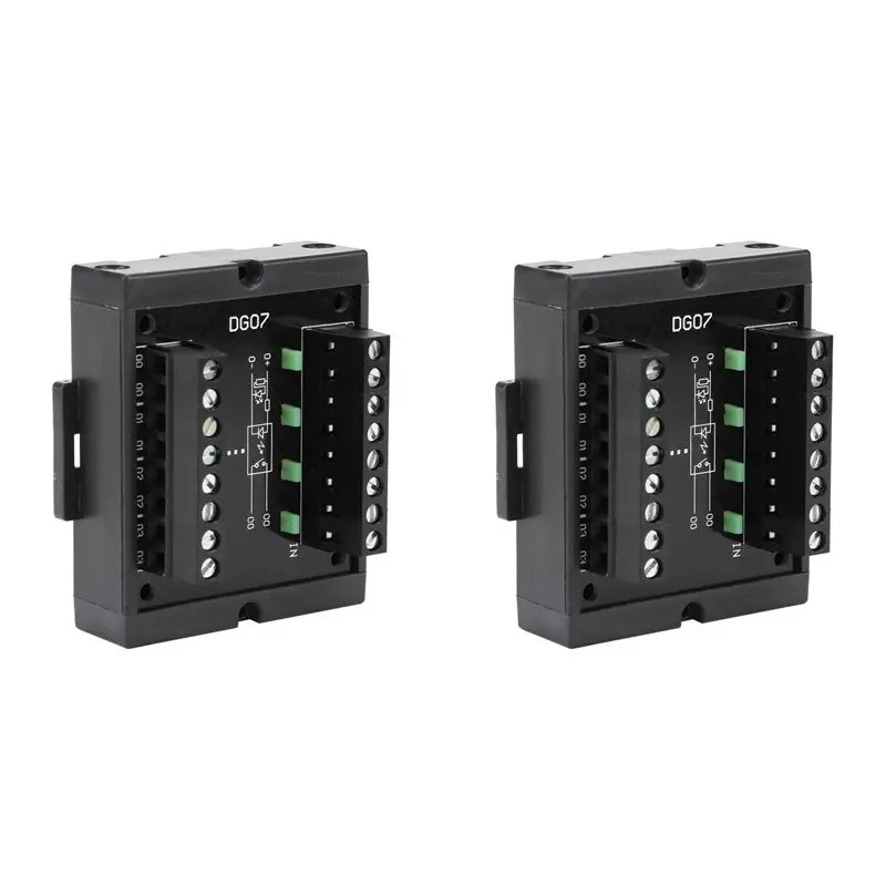 FEDI-2X DG07 Level Converter, 4-Channel NPN To PNP Signal Conversion Level Converter Wide Voltage 10-28V