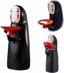 No Face Man Anime Figure Saving Pot Spirited Away Piggy Bank Figurine Automatic Eat Coin Collectible Birthday Gifts For Children