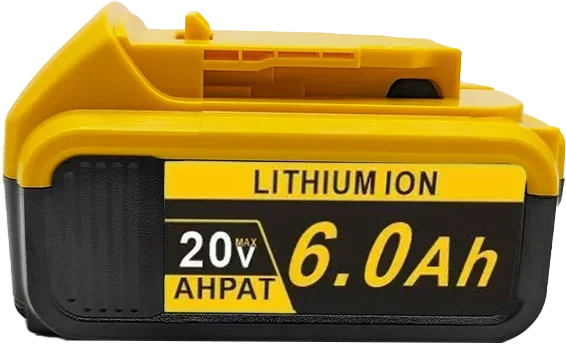 New 100% Original 6000mAh 20V for Dewalt Power Tool Battery DCB206 20V 6.0Ah Battery DCB206 20V Battery DCB205 DCB204-2