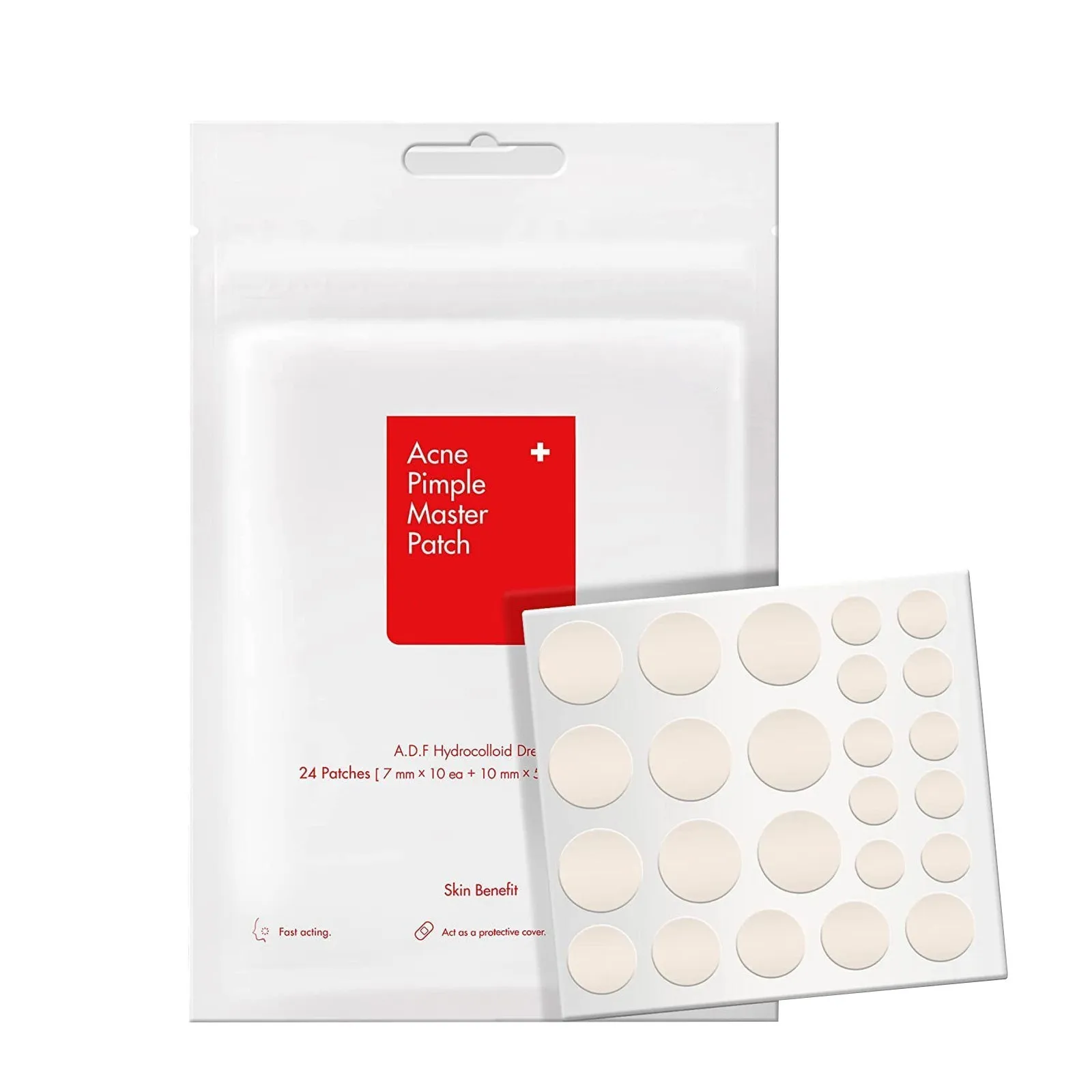 

2025 Higher Quality Acne Pimple Master Patch 1 Pack Hydrocolloid Dressing Multiple Sizes Care Patch (24 Patches Per Pack)