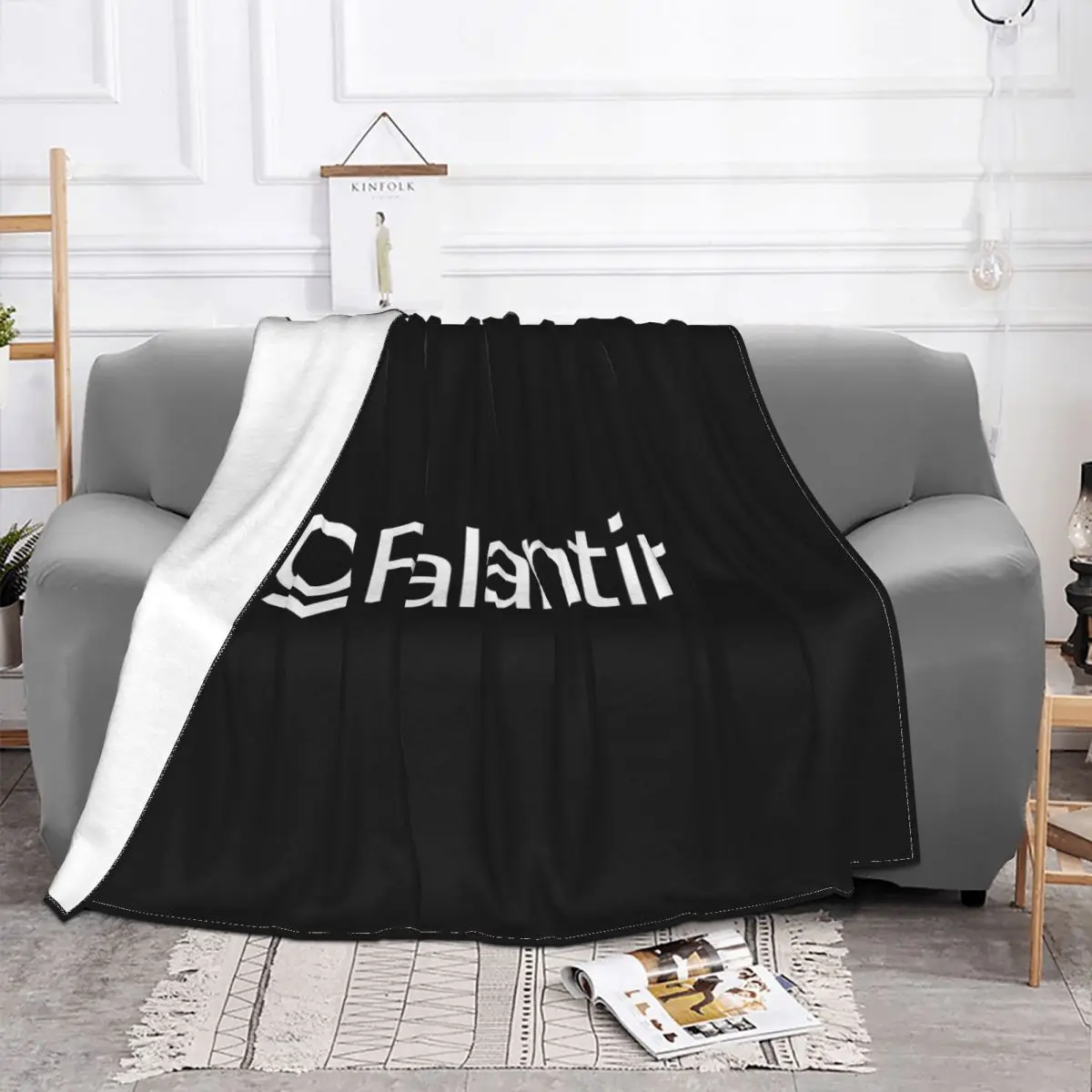 Palantir Logo Big Data Analytics Stock Investor Trader Blanket Comfort Comfortable Bedding Throws