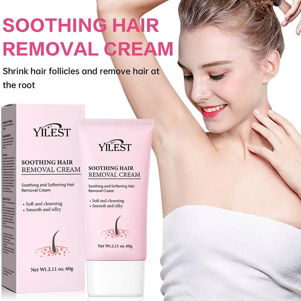 

Hair Removal Cream Mild Plant Ingredients Painless And Thornless Suitable For Any Skin Type Fast Hair Removal Fragrance Las Y2S6