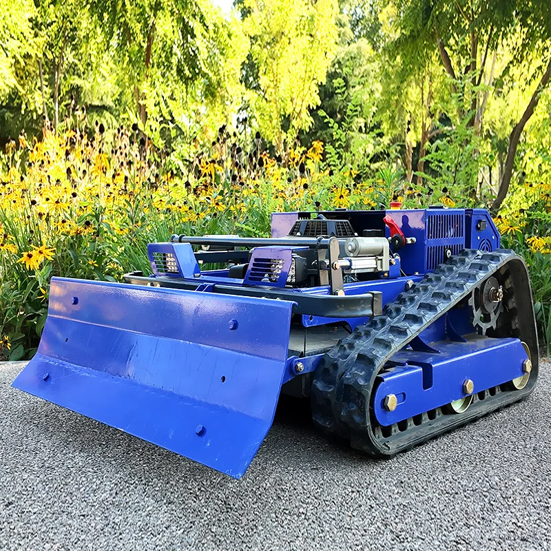 Customized Remote-Controlled Robotic Lawn Mower-Gas-Powered Grass Cutting Machine for Professional Landscaping (Customizable)