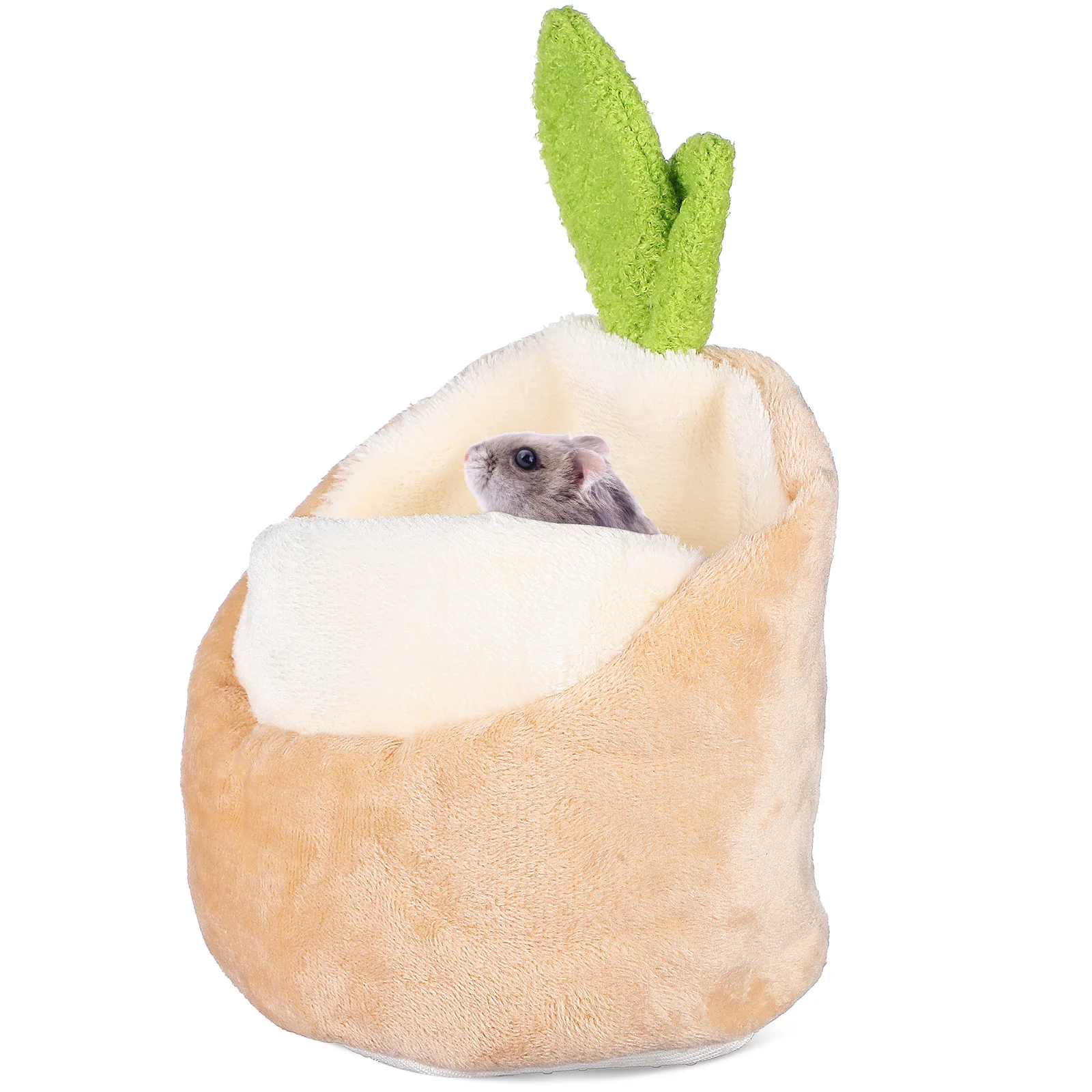 

Christmas Hamster Bed Soft Small Pet House Warm Nest Detachable Washable Pad Guinea Pig Hideout Hedgehog Bedding