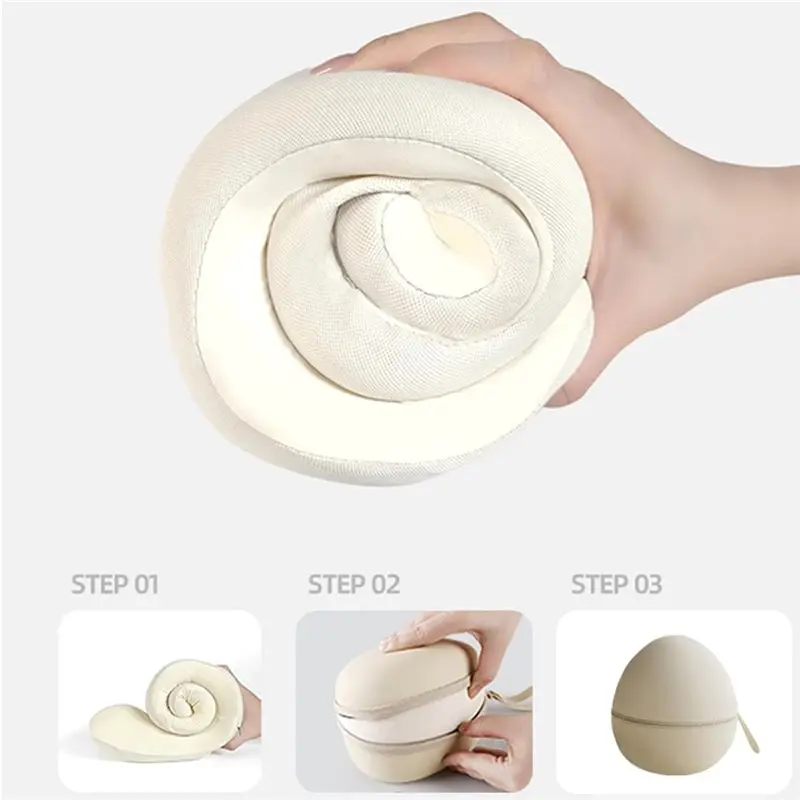 ABIT Portable Memory Cotton Neck Airplane Travel High-Speed Rail Cervical Healthcare Supply