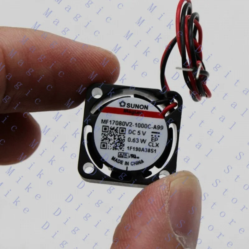 

UU 2pcs MF17080V2-1000C-A99 For Sunon 1708 5V 1.7cm 17mm Microchip Cooling USB Fan