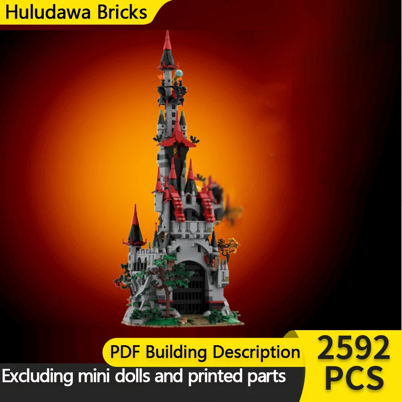 

Medieval Castle Model MOC Building Bricks Defense Castle Tower Modular Technology Children Holiday Gifts Assemble Toys Suit