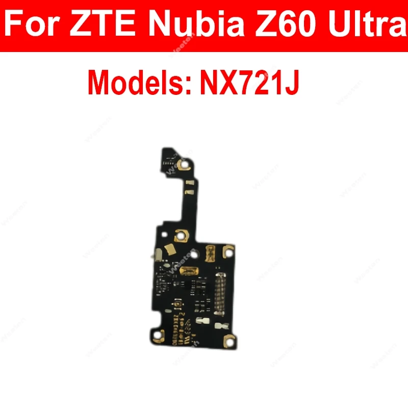 Microphone Small Broad For ZTE Nubia Z60 Ultra NX721J Microphone MIC Connector Broad Replacement Parts