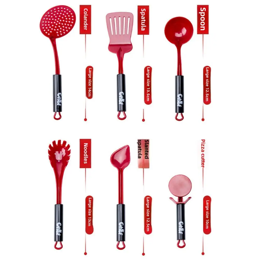 สีแดงจําลองเครื่องครัวชุดเล่นฉากบ้านของเล่นพลาสติกเกมเด็กจําลองของเล่น