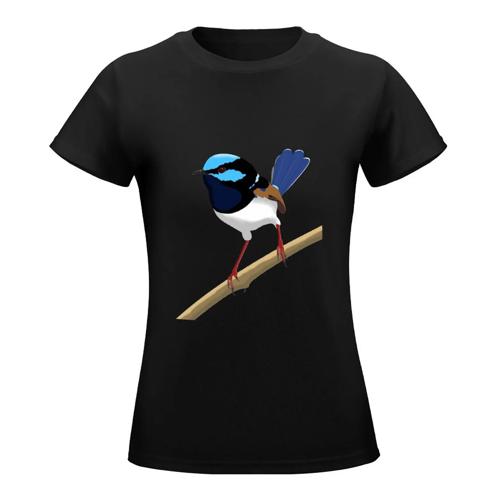 Superb Fairywren T-Shirt graphics summer tops sublime cute tops cat shirts for Women