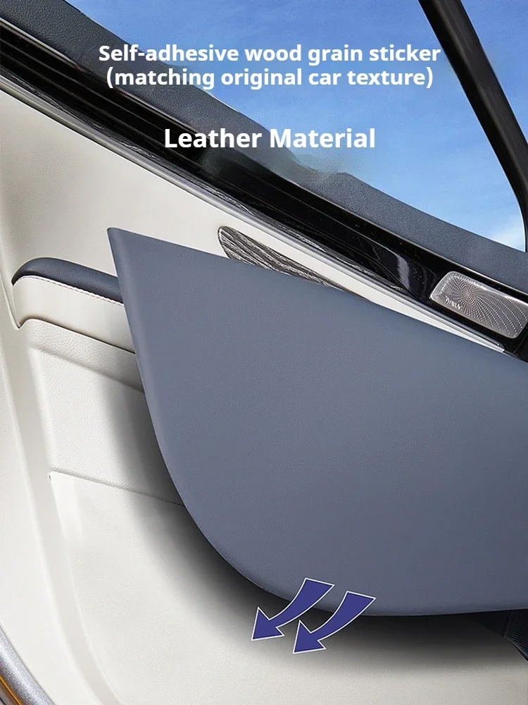 Car Door Anti Kick Pad for BYD Song Plus DM-i EV 2020-2025 Half Pack Seat Anti Kick Pad Door Panel Anti-Scratch Protector Pad