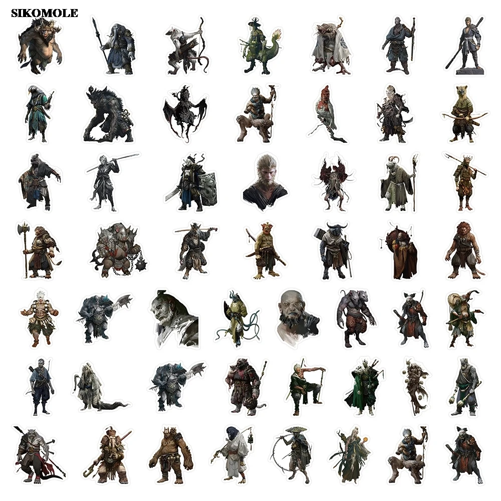 10/30/50PCS Black Myth Wukong Graffiti Sticker Game Toys For Kids DIY Motorcycle Notebook Bike Laptop Skateboard Phone Stickers