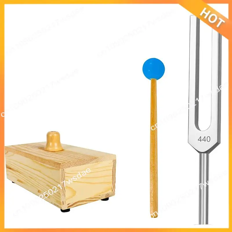 X08A 440HZ Tuning Fork,Tuning Fork Resonance Box,For Sound Therapy, Yoga, Meditation And Relaxation