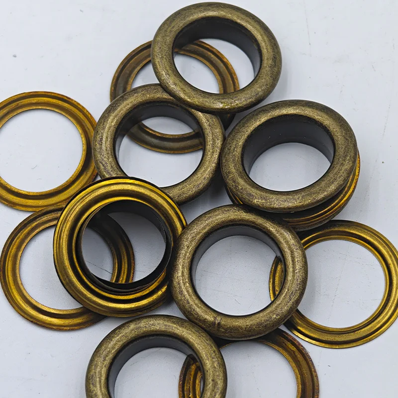 Ilhós Redondos de Couro para Reparo de Artesanato, Calçados e Bolsas com Arruela 3mm 4mm 5mm 6mm 8mm 10mm 12mm 14mm 17mm 20mm