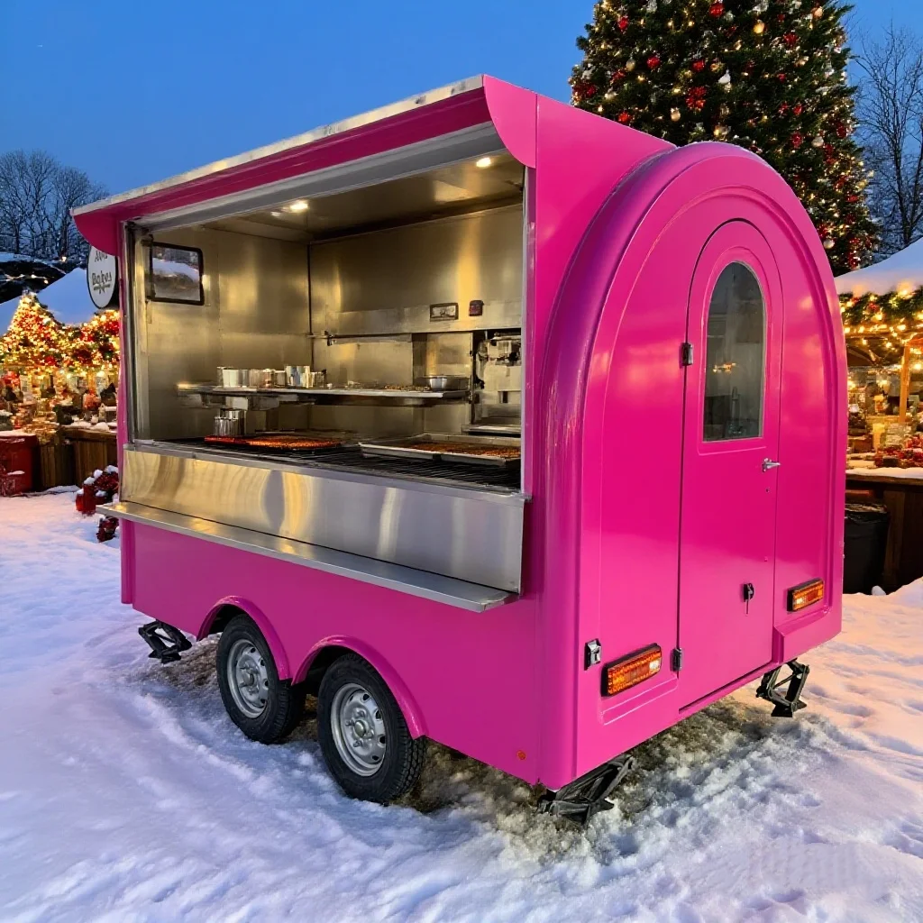 

Новый индивидуальный прицеп для еды тако, мобильный кухонный грузовик для еды, гамбургский пицца, барбекю, тележки для еды, стандарт США для продажи