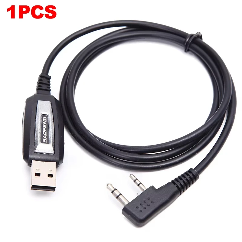 Cable USB de programación Baofeng con conector K para walkie talkie Baofeng UV-5R, BF-888S, UV-5R Mini, UV-21, K5 Plus, 5RM, Quansheng UV-K6