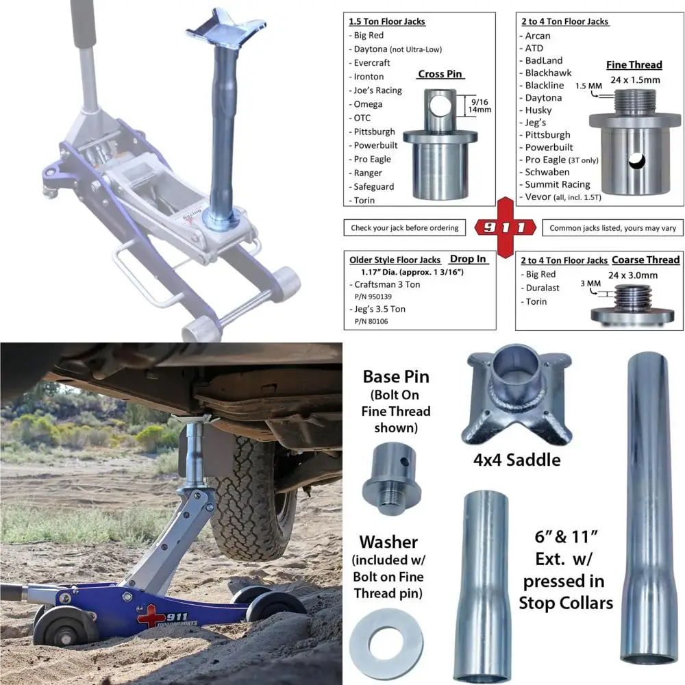 

Coarse Thread Bolt-on 4x4 Floor Jack Extension with Long Tail Keyword for Enhanced Lifting Capacity