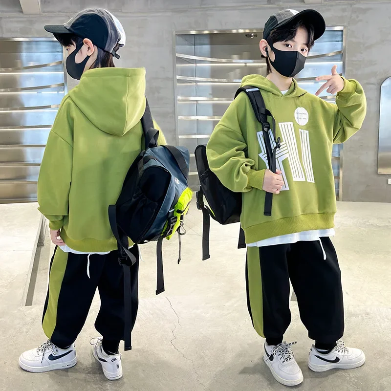 ensemble-de-vetements-d'automne-pour-enfants-et-garcons-sweat-shirt-a-capuche-pour-adolescents-haut-et-pantalon-costume-2-pieces-mode-printemps-survetement-imprime-avec-lettres
