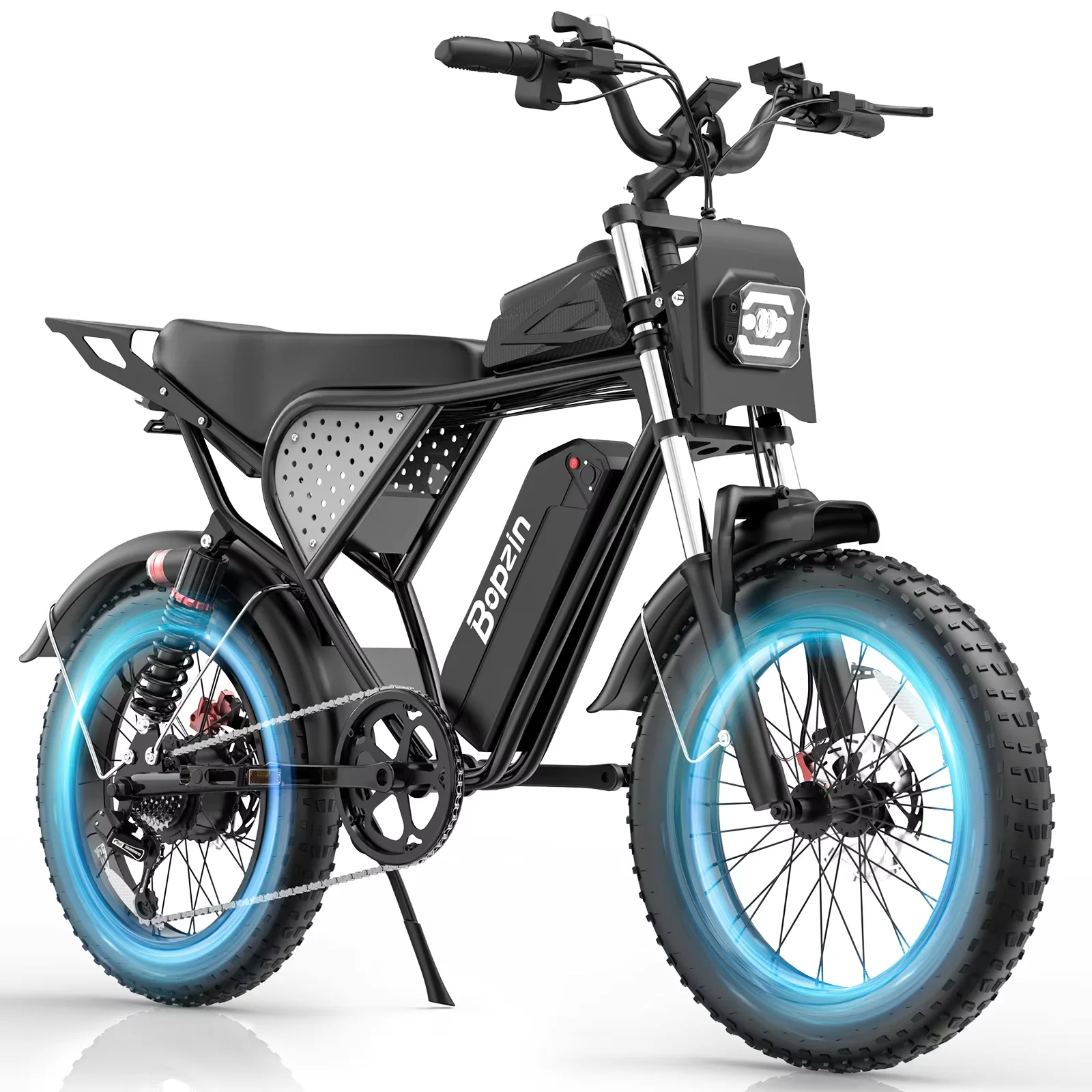 Bopzin 1500W Electric Bike for Adults C21-25 48V 25Ah Removable Battery 20