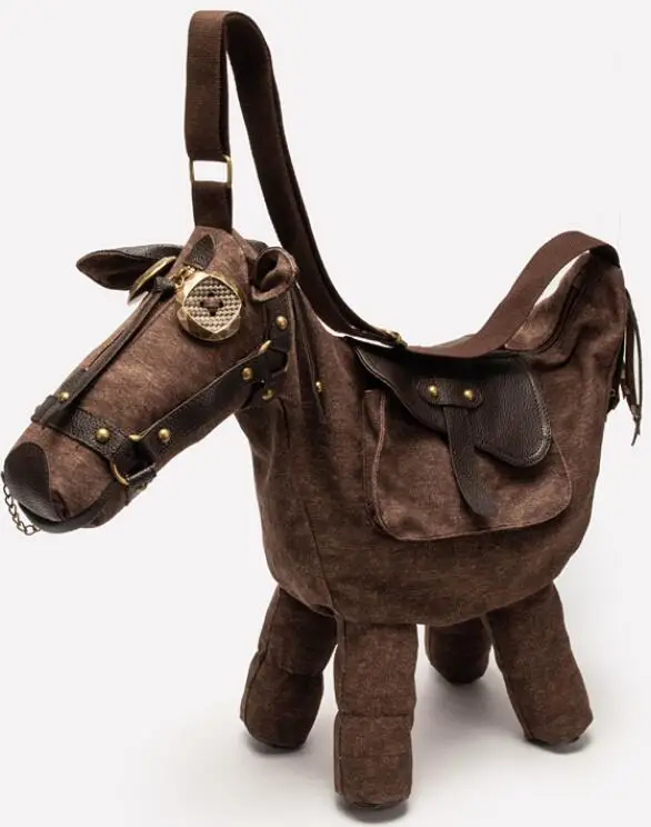 Women Handbag Single Shoulder Bag Lovely Horse Cosmetic