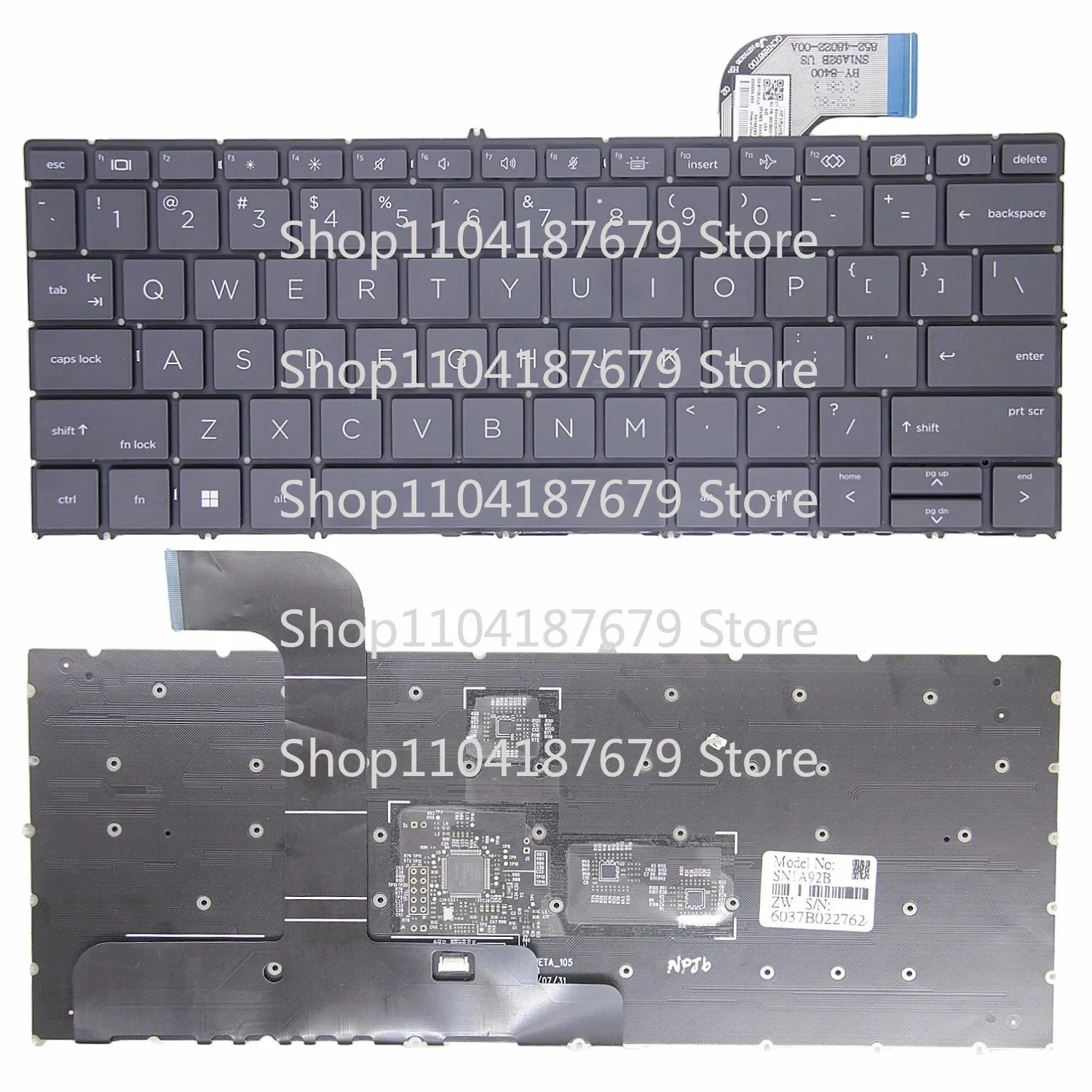 

1pcs for HP ZBook Studio G9 G10 ZBook Studio 16" G9 G10 Keyboard Laptop Backlit US