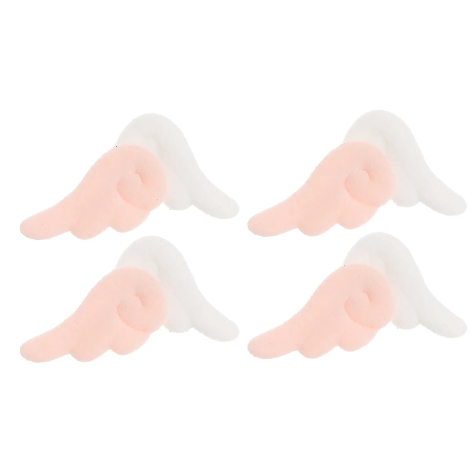 

4Pairs Hair Clips for Babies Girls Soft Skin-Friendly Elastic Hairpins Chic Fashion Accessories for Party Birthday