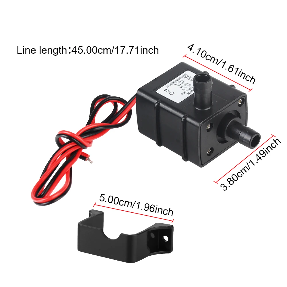 USB Pumping 120L/H Water Circulation DC12V for Garden Pond Fish Tank Micro 5V Brushless Small Water Pump Mini Submersible Pump