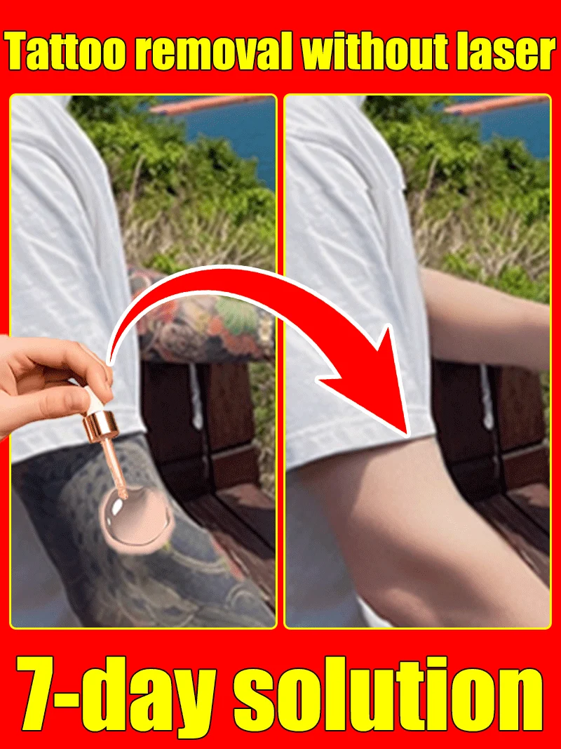 Tattoo-reiniger, diep ontbindt pigmenten en verlicht hardnekkige tatoeages