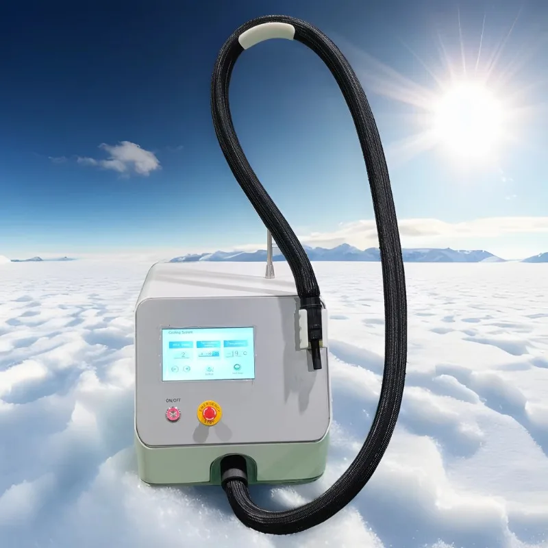 

-20℃ Skin Cooler Zimmer Cryo Cold Air Skin Cooling Device Skin Cooling Machine For Hair Removal Machine And Picosecoond