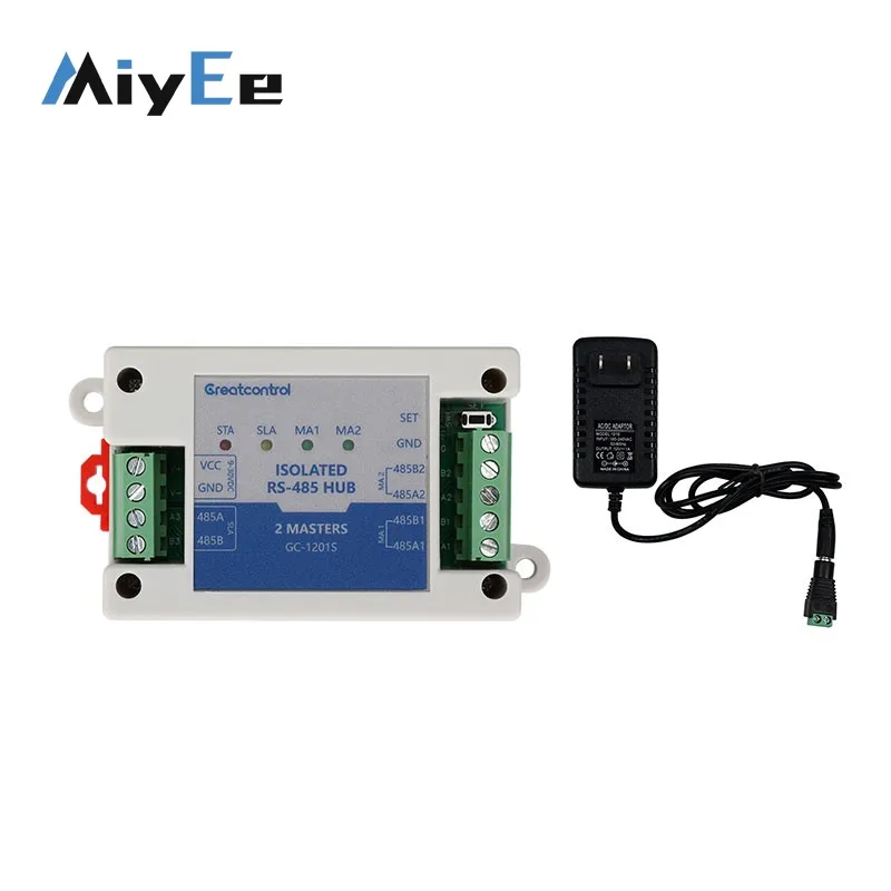 GC-1201S Isolated RS485 Hub Repeater Two-master One-slave 12V Power Double Electrical Isolation