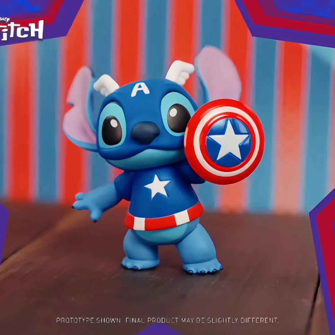 

Подлинная серия Marvel, слепая коробка, стежка с Железным человеком, Человеком-пауком и веном, мини-фигурки из ПВХ, милая коллекционная игрушка для фанатов Диснея