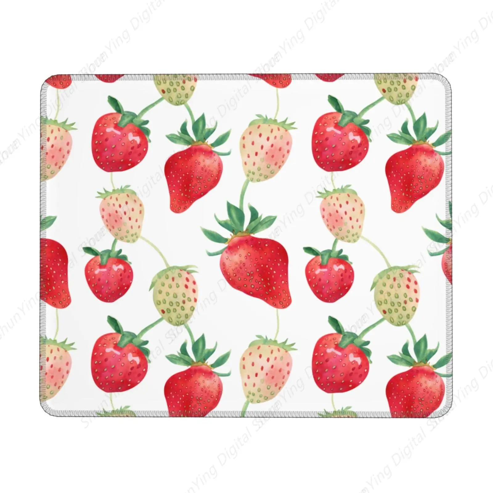 

Strawberry Fruit Enthusiast Mouse Pad Anti Slip Rubber Gaming Mouse Pad Men's And Women's Computer Laptop Office Mouse Pad