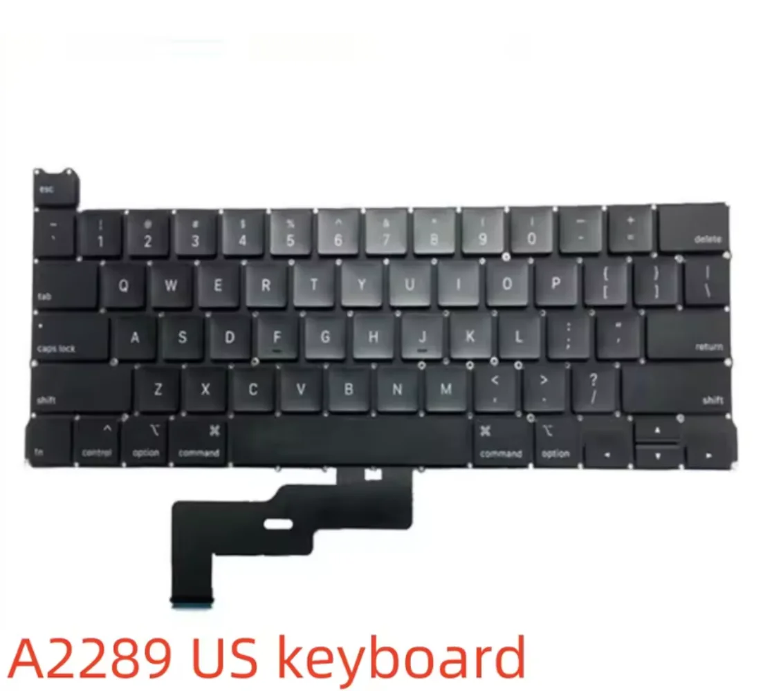 New A2289 Keyboard US UK EU French Spain German Italy EU for MacBook Pro Retina 13