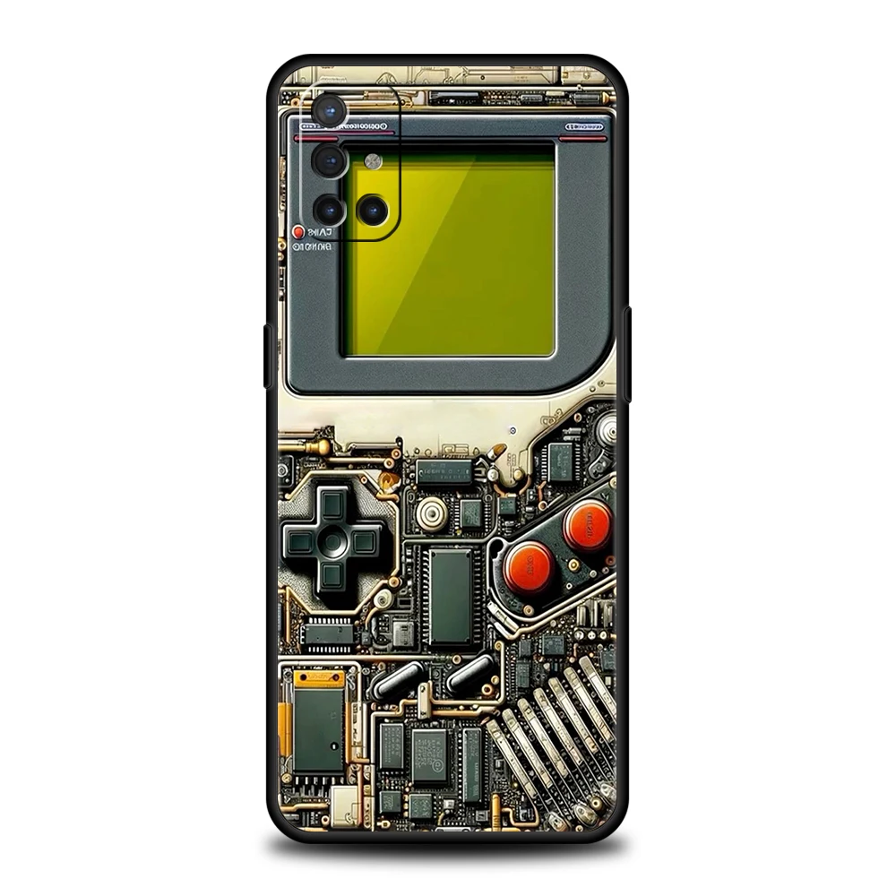 Video Game Boy Vintage GamePad Phone Case for Oneplus 11 10T Nord N100 N10 10 7 8 9 9R 7T 8T N200 CE 2 9RT Pro 5G Silicone Shell