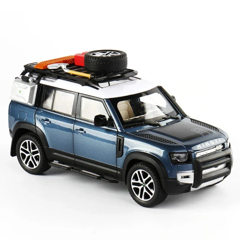 2022 جديد 1/24 لاند روفر ديفندر سبيكة سيارة نموذج دييكاست لعبة معدنية على الطرق الوعرة المركبات نموذج سيارة محاكاة جمع الهدايا