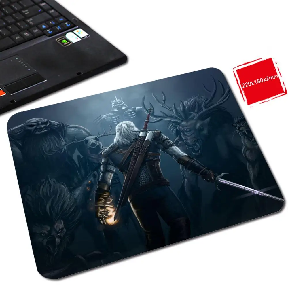 T_the W_witcher 3 Mouse Pad Small Keyboard Mouse Pad Wrist Protector E-Sports Escritorio Accesorios Accessoires Claviers Mauspad