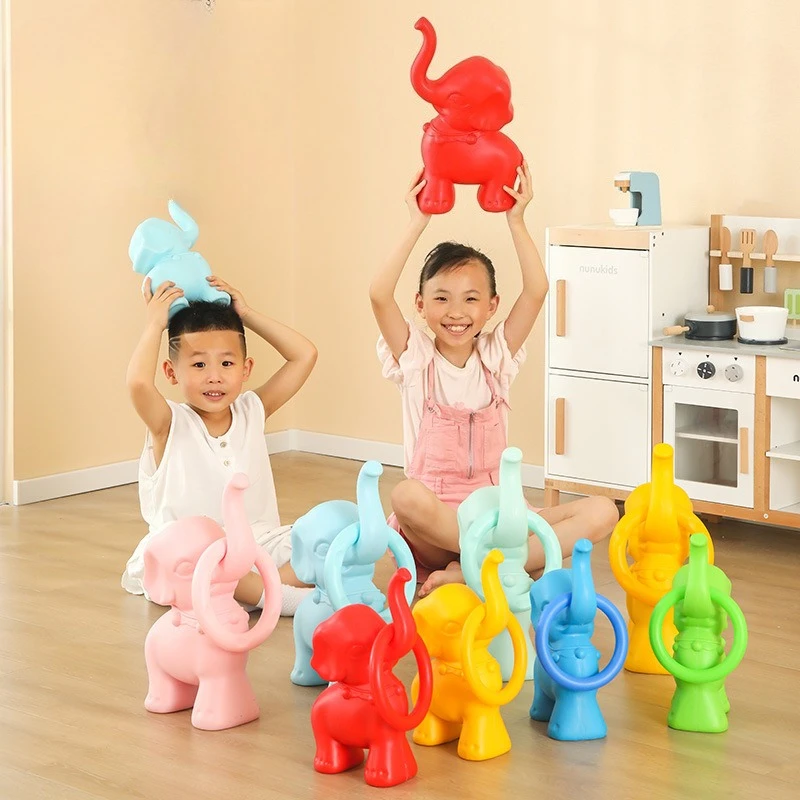 integration-sensorielle-pour-enfants-jouet-amusant-en-plein-air-anneaux-de-lancer-jeu-de-joie-d'elephant-interaction-parent-enfant-jouets-d'interieur