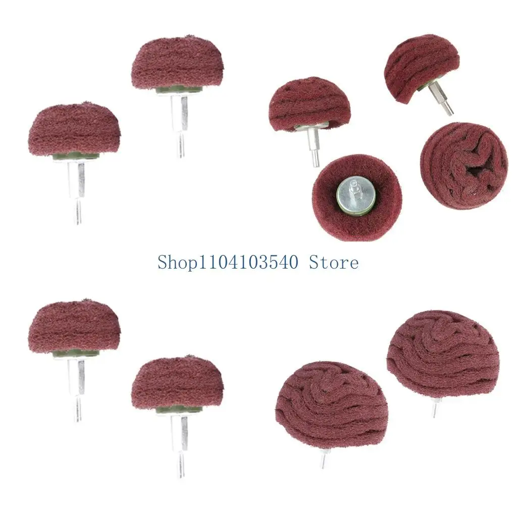 

02DC Abrasive Polishing Tool Mushroom Design Grinding Head All Materials Quick Connecting