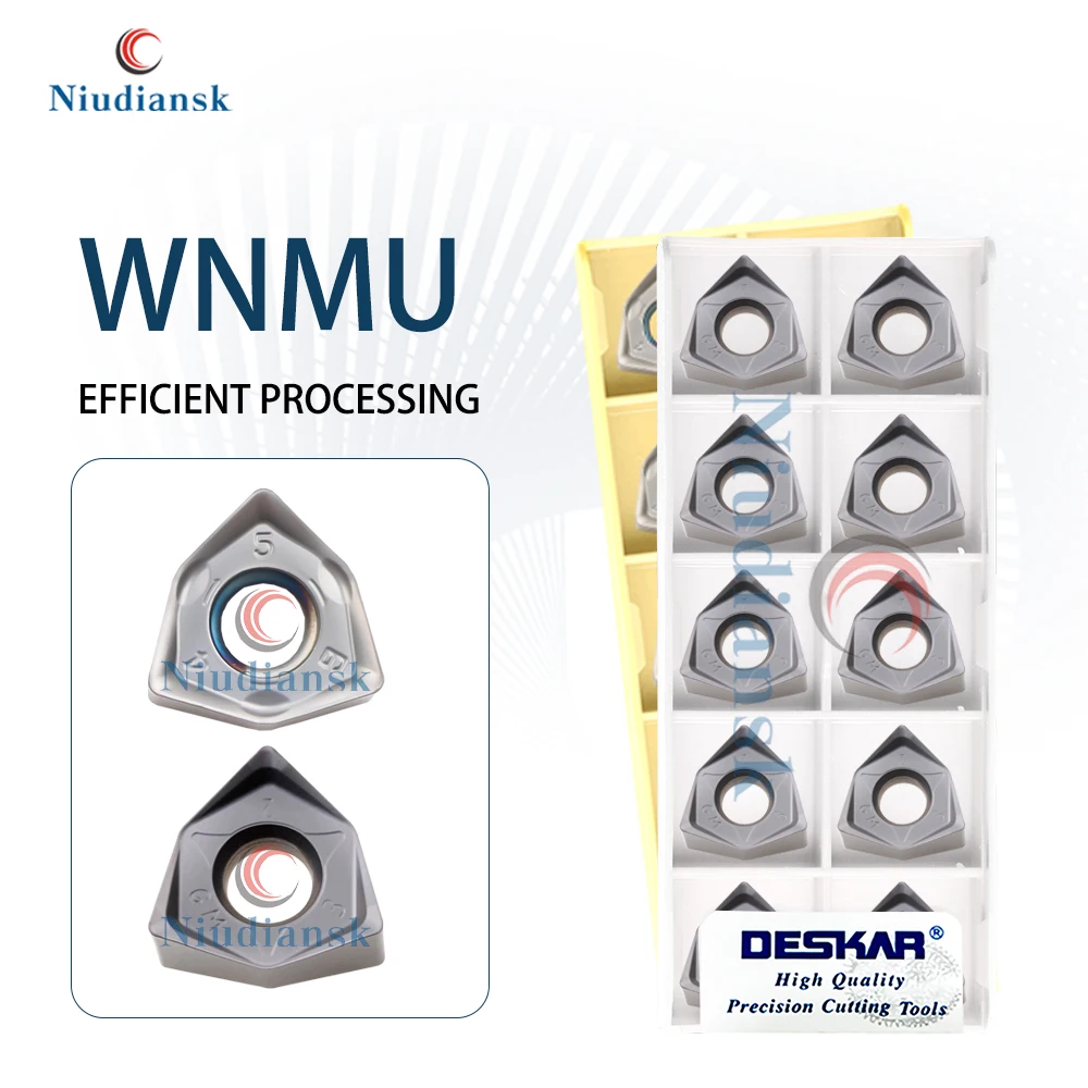 

WNMU060408EN-GM WNMU080608EN-GM LF6018 Fast Forward To The Milling Blades Hexagonal CNC Lathe Processing Stainless Steel Cutter